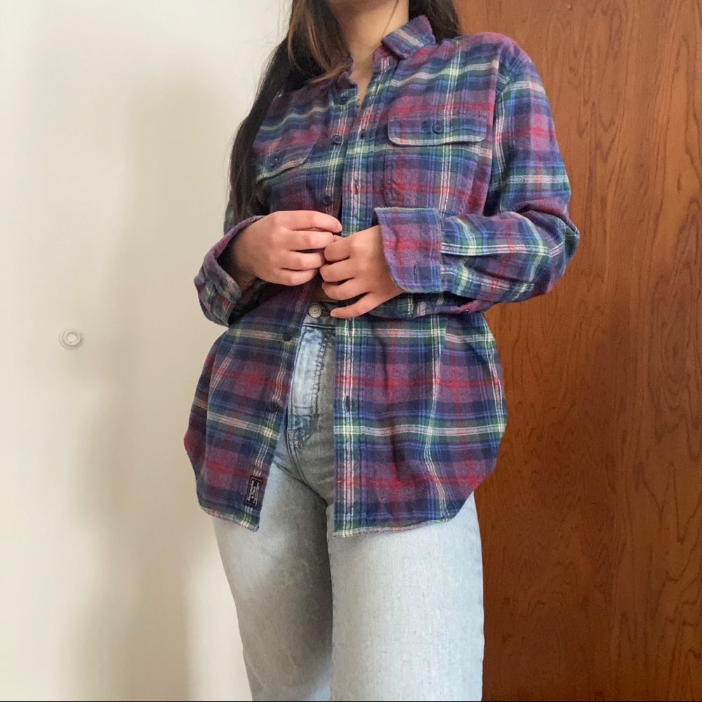 MEN’S A&F Flannel - Picture 2 of 4